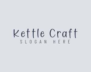 Handwritten Craft Boutique logo design