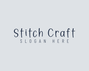 Handwritten Craft Boutique logo design