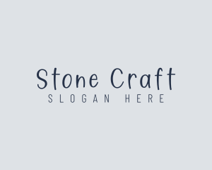 Handwritten Craft Boutique logo design