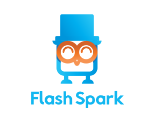 Owl Flash Drive logo design