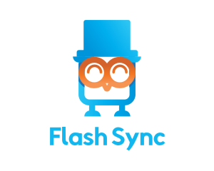 Owl Flash Drive logo design