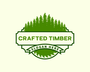 Forest Woodwork Sawmill logo design