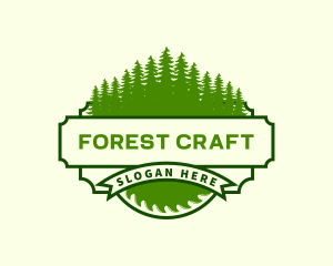 Forest Woodwork Sawmill logo design