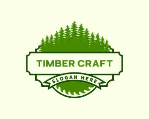 Forest Woodwork Sawmill logo design