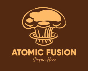 Atomic Brown Chef Hat logo