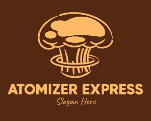 Atomic Brown Chef Hat logo design