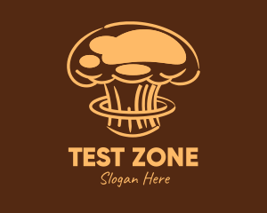 Atomic Brown Chef Hat logo design