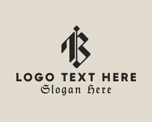 Gothic Geometric Tattoo logo