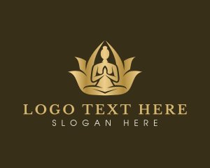 Yoga Lotus Meditation logo