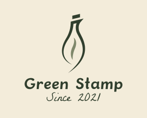 Green Organic Oil  logo design