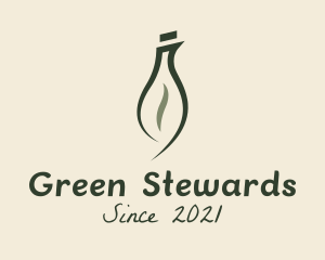 Green Organic Oil  logo design