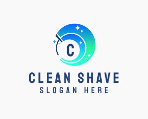 Squeegee Shine Janitorial Cleaning  logo design