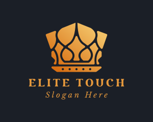 Deluxe Gold Crown logo design