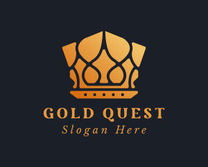 Deluxe Gold Crown logo design