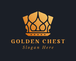 Deluxe Gold Crown logo design