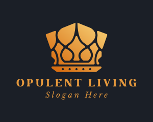 Deluxe Gold Crown logo design