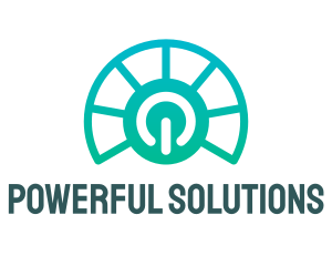 Solar Energy Power Plant  logo design