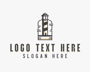 Coastal Lighthouse Tower logo
