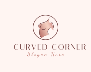 Woman Sexy Body Curve logo design