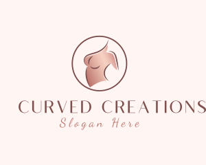 Woman Sexy Body Curve logo design