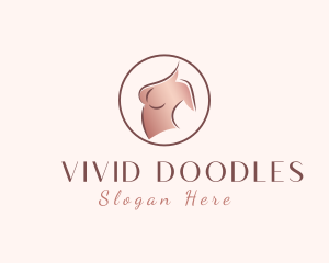 Woman Sexy Body Curve logo design