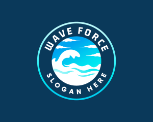 Ocean Sky Wave logo