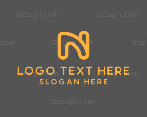 Generic Business Brand Letter N Logo