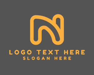 Company - Generic Modern Brand Letter N logo design