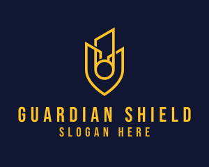 Building Shield Protection logo design