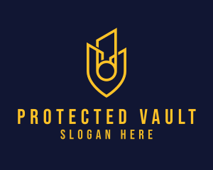 Building Shield Protection logo design