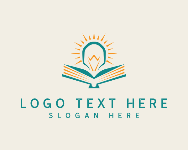 Book logo example 3