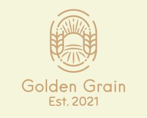 Sunny Wheat Crop Farm logo