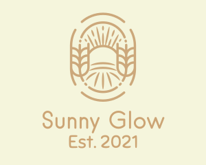 Sunny Wheat Crop Farm logo