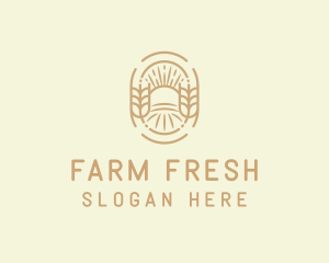 Sunny Wheat Crop Farm logo