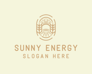 Sunny Wheat Crop Farm logo