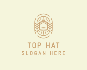 Sunny Wheat Crop Farm logo design