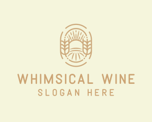 Sunny Wheat Crop Farm logo design