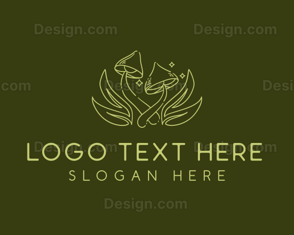 Magical Organic Mushroom Logo