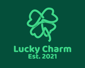 Irish Shamrock Leaf  logo