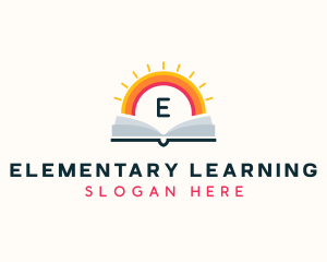 Kindergarten Learning Daycare logo design