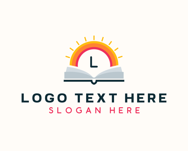 Book logo example 3