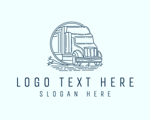 Trucking Cargo Business logo