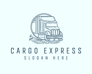 Trucking Cargo Business logo design