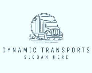 Trucking Cargo Business logo design