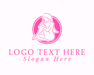 Sexy Woman Model Logo