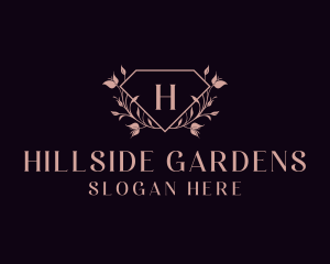 Floral Wreath Garden logo design