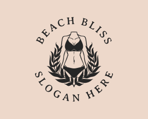 Bikini Womenswear Lingerie logo design