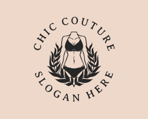 Bikini Womenswear Lingerie logo design