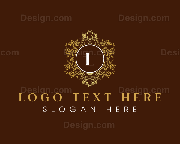 Elegant Floral Mandala Logo