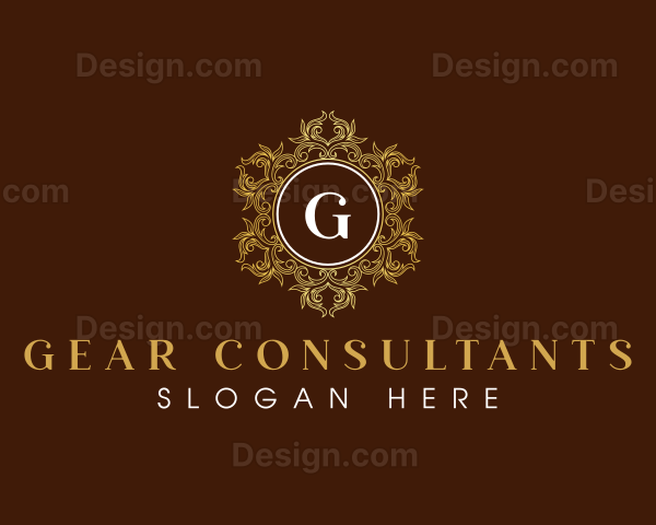 Elegant Floral Mandala Logo